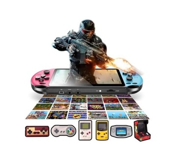 ПОРТАТИВНАЯ ИГРОВАЯ КОНСОЛЬ X7 1000 ИГР РЕТРО МИНИ
