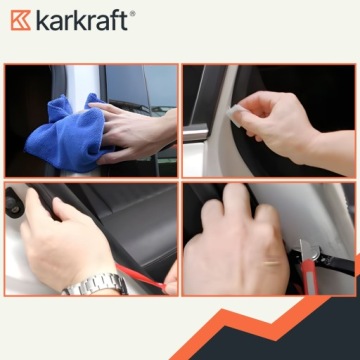 САМОКЛЕЯЩАЯСЯ ПРОКЛАДКА ДЛЯ АВТОМОБИЛЬНЫХ ДВЕРЕЙ, ЗАЩИТА КРОМКИ 5М, УНИВЕРСАЛЬНАЯ