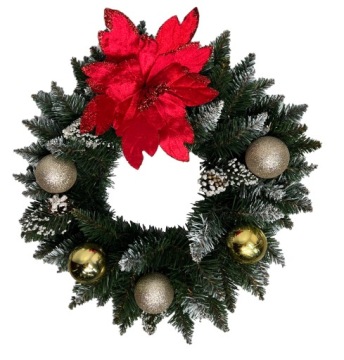 рождественское украшение рождественская гирлянда венок 2 в 1