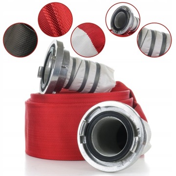 Рукав пожарный армированный для полива СТОРЗ 4 дюйма 100мм 20м R