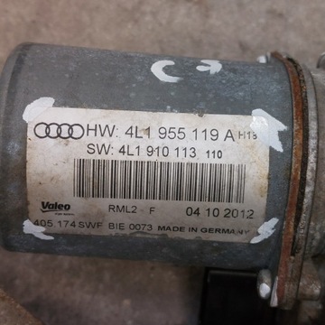 AUDI Q7 МЕХАНИЗМ ПЕРЕДНЕГО СТЕКЛООЧИСТИТЕЛЯ VALEO 4L1955119A 4L1910113 405174SWF
