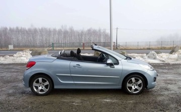 Peugeot 207 CC 1.6 VTi 120KM 2010 Peugeot 207 CC 1.6 120KM Kabriolet Zarejestrowany Klima Grzane fotele 1.6, zdjęcie 3