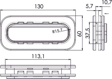 Универсальный держатель для контейнеров.