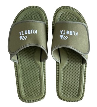 Klapki KUBOTA khaki rzep 43