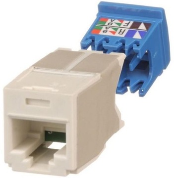 PANDUIT Mini-com moduł RJ45 kat.6A UTP off white