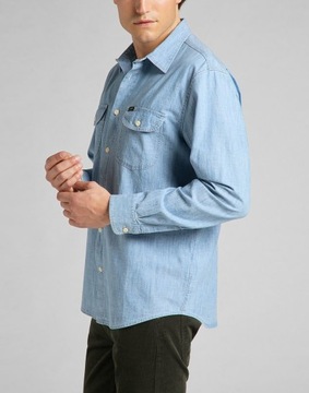 LEE WORKER SHIRT MĘSKA KOSZULA JEANSOWA JEANS S