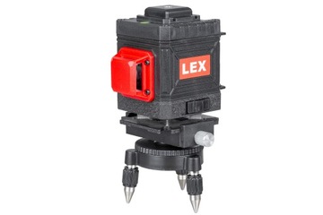 NIWELATOR LASEROWY LASER KRZYŻOWY POZIOMICA LASEROWA STATYW 3D ZESTAW 360st
