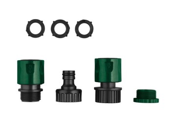 ГИБКИЙ САДОВЫЙ ШЛАНГ С НАБОРОМ СОЕДИНЕНИЙ 1/2 3/4 30М