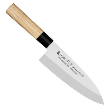 Satake Misaki Japoński Ostry Nóż Kuchenny Deba Do Filetowania 56 HRC 16,5cm