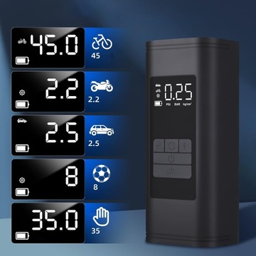 АВТОМОБИЛЬНЫЙ КОМПРЕССОР ЭЛЕКТРИЧЕСКИЙ НАСОС 12 В СВЕТОДИОД БЕСПРОВОДНОЙ