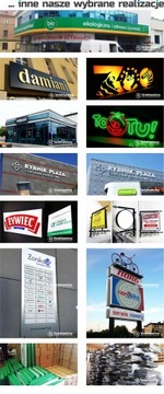 Стандартная рекламная реклама с алюминиевой рамкой 250x100 см.