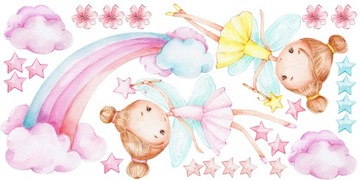 наклейки на стену для детей Феи 120