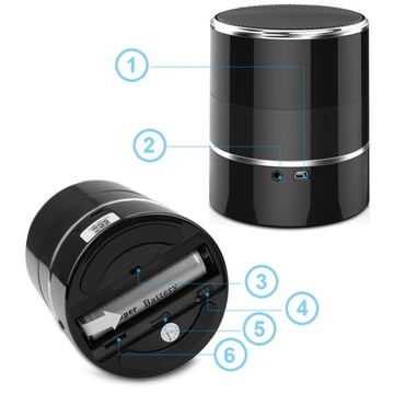 BLUETOOTH ДИНАМИК СКРЫТАЯ КАМЕРА WiFi С ПИТАНИЕМ АККУМУЛЯТОРА