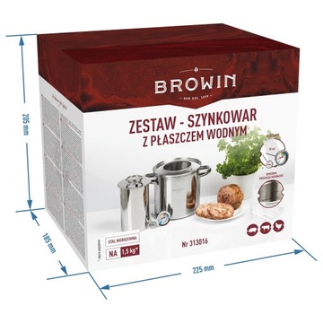 Ветчинница 1,5 кг с водяной рубашкой - комплект с кастрюлей