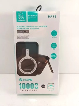 SZYBKI POWERBANK 10000 MAH USB-C MAGSAFE BEZPRZEWODOWY INDUKCYJNY