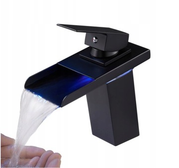 Wodospad Bateria Umywalkowa LED 3 Color