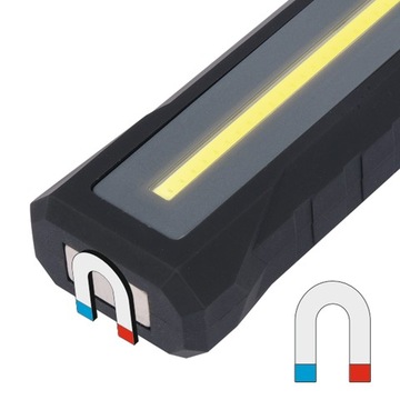 АККУМУЛЯТОРНЫЙ СВЕТОДИОДНЫЙ ФОНАР ДЛЯ МАСТЕРСКОЙ 3в1, 300LM, USB-КРЮК, МАГНИТ