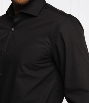 Koszula czarna klasyczna Hugo Boss 38