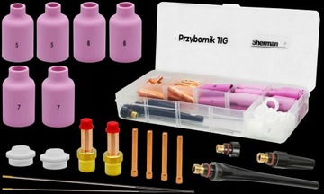 TIG AC DC SET HANDLE SR 17 18 26 линзовых насадок