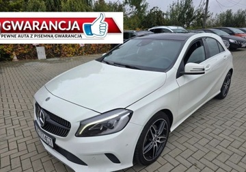 Mercedes Klasa A W176 Hatchback 5d Facelifting 180 122KM 2017 Mercedes-Benz Klasa A 1,6 Benzyna 122 KM GWARANCJA Zamiana Zarejestrowany