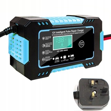 Inteligentna ładowarka do motocykla samochodowego 12V 6A
