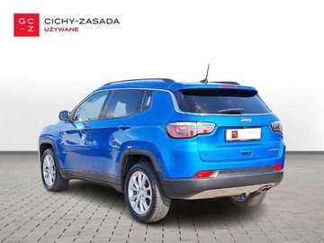 Jeep Compass II SUV Facelifting 1.3 GSE T4 150KM 2021 Jeep Compass SalonPL 150KM Automat DDCT LimitedKameraPakiet ZimaKameraVAT23, zdjęcie 6