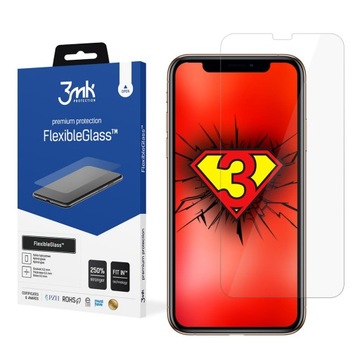 SZKŁO HYBRYDOWE IPHONE XR 3MK FLEXIBLEGLASS
