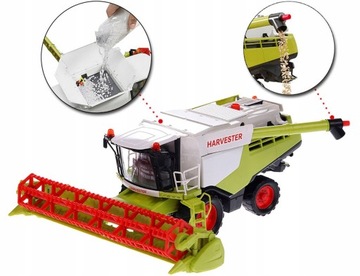 Зерноуборочный комбайн с большими движущимися частями