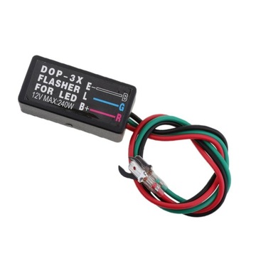 Motocykl 100A 12V LED Strobe światła stopu
