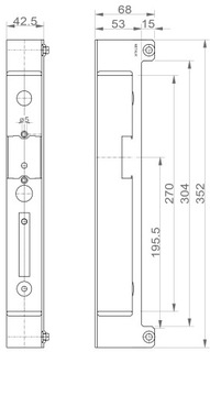 KASETA ELEKTROZACZEPU FURTKI BRAMKI OCYNK