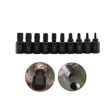 10x экстрактор винтов. Инструмент для удаления сломанных винтов в разобранном виде.