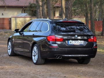 BMW Seria 5 F10-F11 Touring 530d 258KM 2011 BMW Seria 5 X-Drive Jasne Skory Komfort Head Up Panorama Hak Webasto 3.0, zdjęcie 3