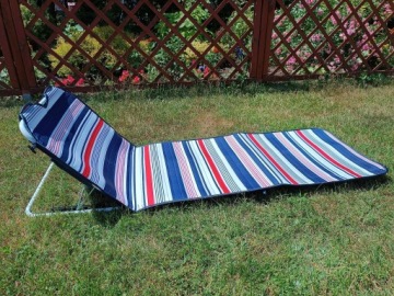 2 x ПЛЯЖНЫЕ СТУЛЬЯ ДЛЯ ПЛЯЖНОГО КОВРИКА С РЕГУЛИРУЕМОЙ СПИНКОЙ X5, СКЛАДНОЙ БОЛЬШОЙ