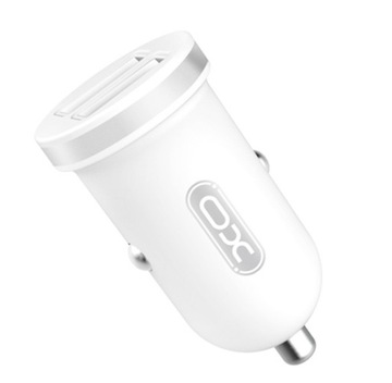 Автомобильное зарядное устройство с 2 USB-разъемами и USB-кабелем Lightning