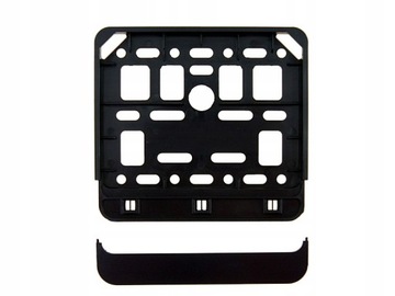 RAMKA TABLICĘ REJESTRACYJNĄ CZARNA SKUTER MOTOROWE