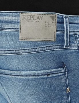 99 ## REPLAY ## ANBASS SLIM SPODNIE JEANSY W32 L32