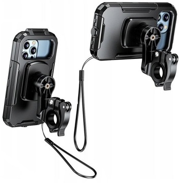 Водонепроницаемый велосипед мотоцикл антивибрационный антивибрационный большой чехол для телефона держатель