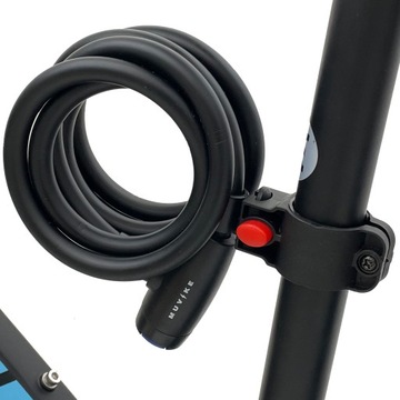 ВЕЛОСИПЕДНЫЙ ЗАМОК ТРОСОВОЙ ВЕЛОСИПЕДНЫЙ ЗАМОК С КЛЮЧОМ MUVIKE FLEX 1800/12K