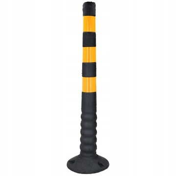 РЕЗИНОВЫЙ ПАРКОВОЧНЫЙ СТОЙК, ГИБКИЙ, ОТРАЖАЮЩИЙ, 75 СМ