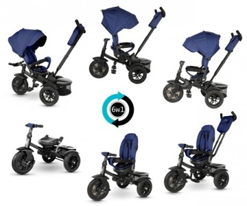 Трехколесный велосипед Qplay Premium Темно-синий