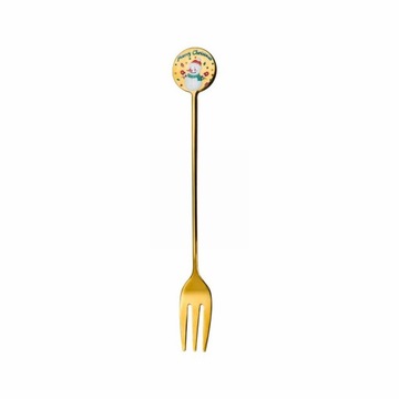 Stainless Steel Tableware Creative Cute Christmas Star Spoon Fruit Fork