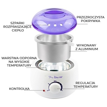 Набор для депиляции, 5 капель твердого воска Wax HEATER косметический