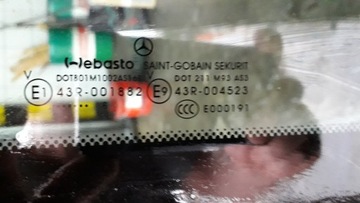 MERCEDES S W221 LONG SKLO (OKNO) STŘEŠNÍ OKNO STŘECHA