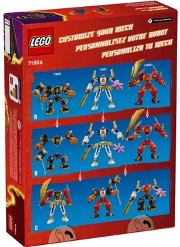 LEGO Ninjago Robot żywiołu ziemi Cole'a 71806 Prezent