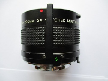 Vivitar 100–200 мм 2X согласованный множитель M/MD