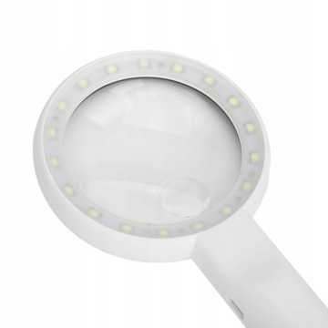 ЛУПА 5X 10X ЛУПА ОСВЕЩЕНИЕ 10LED