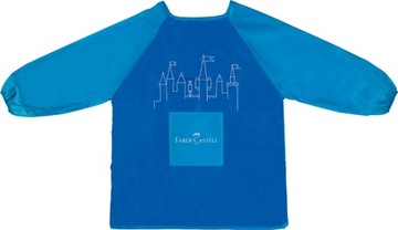 Fartuszek do malowania ochronny dla dzieci FABER-CASTELL niebieski