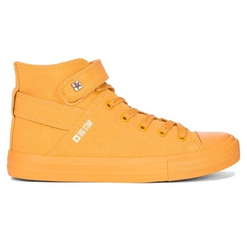 Trampki wysokie buty Big Star FF274581 żółte r.37