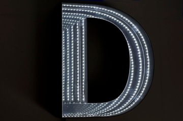 Пространственные БУКВЫ из алюминиевой ленты DEPTH LED