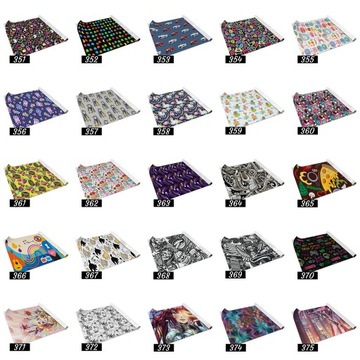 Мебельная фольга для стола, двери, столешницы, Сердечки, 100х50 см